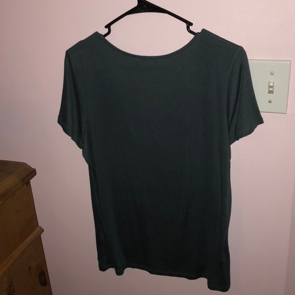 Charlotte Russe navy crisscross top - Picture 2 of 2